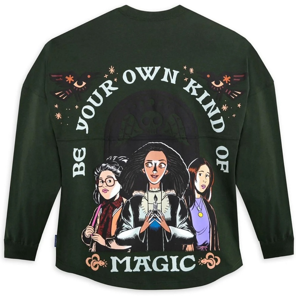NWT✨ DISNEY Hocus Pocus Be Your Own Kind of Magic Spirit Jersey Size M - Picture 2 of 4